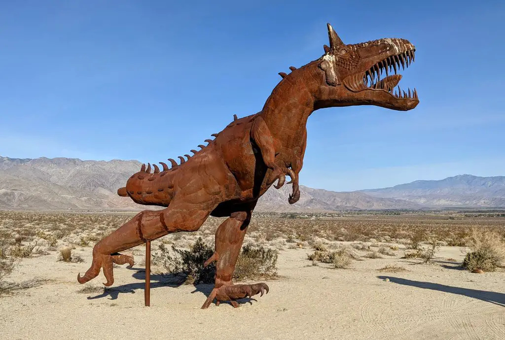 Borrego Springs T. Rex Sculptures