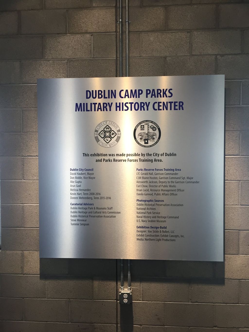 Dublin Camp Parks Military History Center