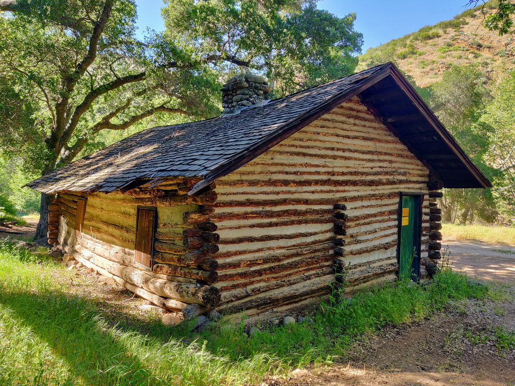 Historic Dabney Cabin on the Trail to Manzana Schoolhouse
