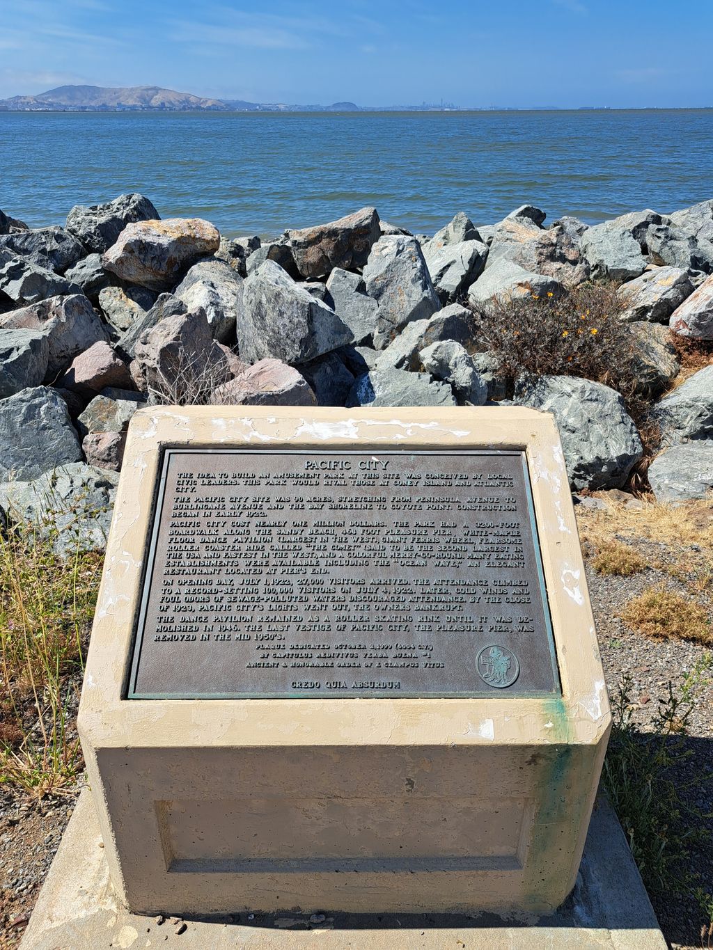 Historical Marker: Pacific City