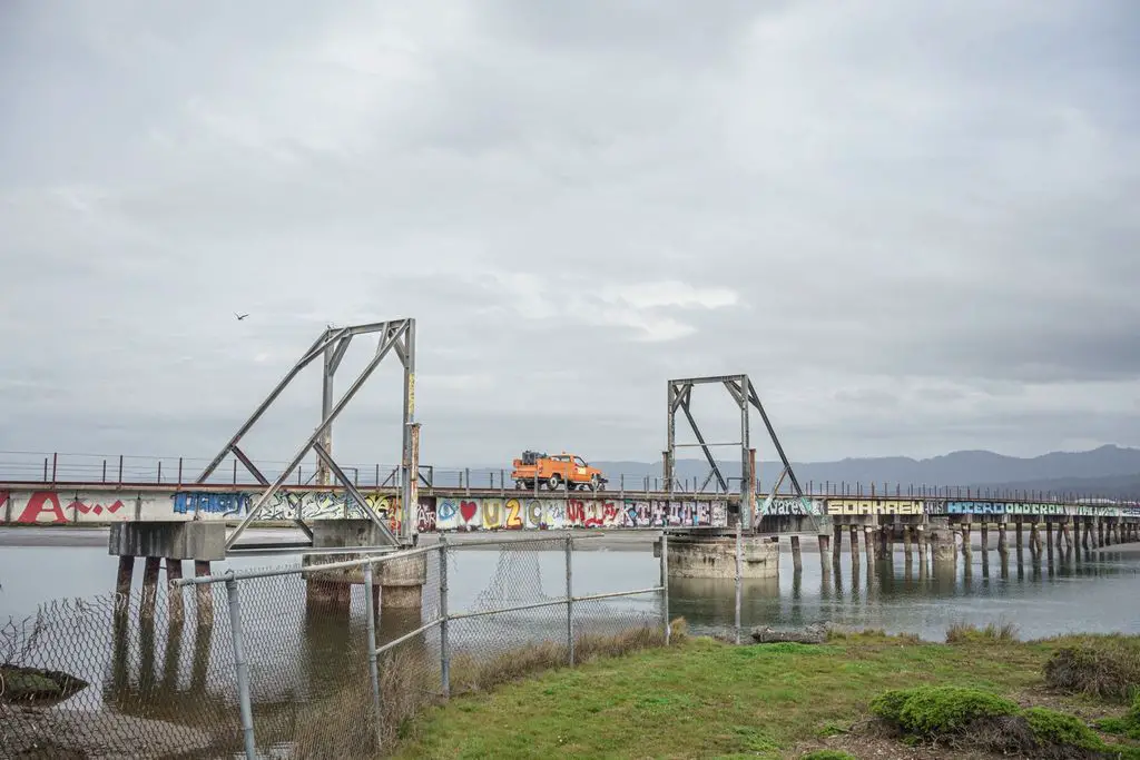 Northwestern Pacific Railroad - Eureka Slough Bridge
