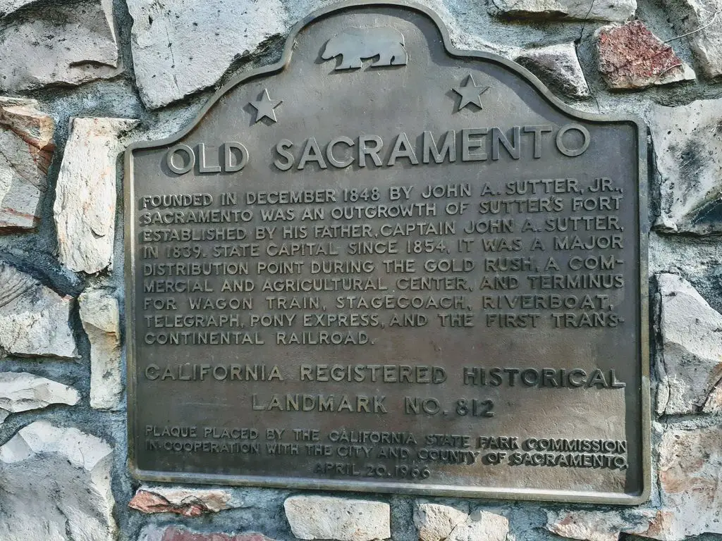 Old Sacramento (California Historical Landmark 812)