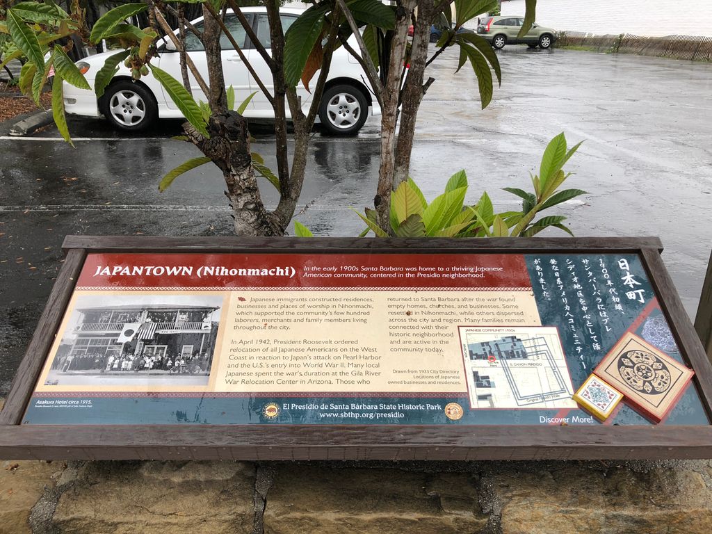 Santa Barbara Old Japantown Plaque