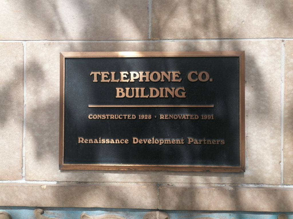 Telephone Co. Building (Built 1928)