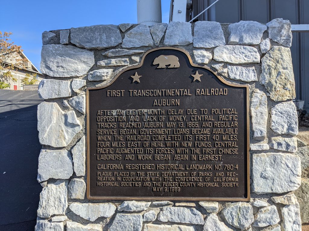 First-Transcontinental-Railroad-Auburn-California-Historical-Landmark-No